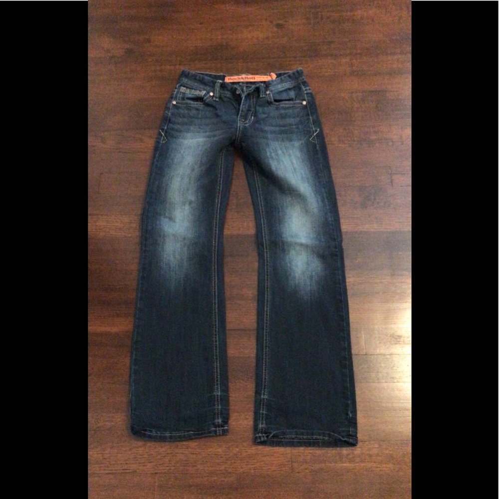 Boys size 12 rock and roll jeans